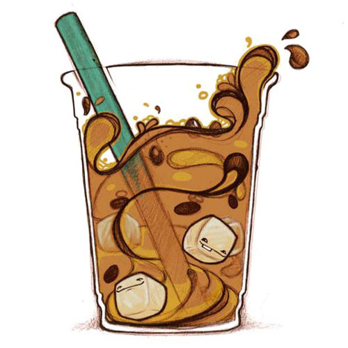 نوشیدنی سرد قهوه